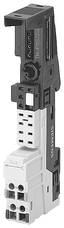 Модуль терминальный SIMATIC DP ET 200S TM-P15C23-A0 для установки модуля контроля питания ширина 15мм 2X3 контакта-защелки с зажимами подключения к AUX1 и концевым участком шины AUX2 Siemens 6ES71934CD300AA0