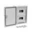 Корпус пластиковый распределительный ЩРН-18 IP65 серая дверь 350х250х150 | PR08.26498 Промрукав Строитель