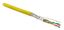 Кабель витая пара экранир. SF/UTP кат.6 4 пары 26 AWG МЖ patch экран-фольга + медн. оплетка LSZH SFUTP4-C6-P26-IN-LSZH-YL-500 желт. (уп.500м) Hyperline 445053