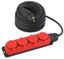 Удлинитель силовой UK-4e-3x1,5-20m-IP44(KG) с заземлением 4 розетки каучук 20м КГ 3х1,5мм2 IP44 | Б0057587 ЭРА