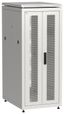 Шкаф напольный сетевой 19' LINEA N 28U 600х800мм передняя распашная перфорированная дверь задняя серый - LN35-28U68-2PP IEK