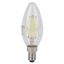 Лампа светодиодная филаментная LSCLB60 5W/840 230VFILCL 5Вт 4000К нейтр. бел. E14 600лм B угол пучка 300град. 220-240В (замена 60Вт) прозр. стекло OSRAM 4058075684782