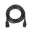 Кабель питания разъем C14 IEC 60320/ C13 60320 3х0.75кв.мм 250В 6А 5м черн. TLK TLK-PCM06-050