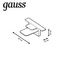 Заглушка для встраиваемого трекового осветительного шинопровода черный | TR143 Gauss