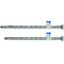 Подводка для смесителя M10 x 1/2' 100см (пара) - 01446 AQUALINK