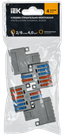 Строительно-монтажная клемма СМК 222-4126 проходная разветвительная (4шт/упак) IEK - UKZ20-4126-004