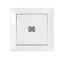 Выключатель 1-кл. СП 10А IP20 с подсветкой бел. Bylectrica С1 10-813