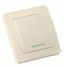 Выключатель скрытой установки, одноклавишный, с индикацией, самовозвратом, цвет слоновая кость | ВС10-332-01 HEGEL
