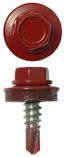Саморез КР св. 5,5х25 RAL 3011 (тёмно-красный) (5 кг) - коробка | 140564 Tech-KREP