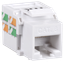 Модуль Keystone Jack категория 6 неэкранированный IDC Dual горизонтальная заделка - CS1-1C6U-D1 IEK