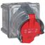 Коробка металлическая 3К+З 63A Hypra - 053809 Legrand