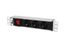 Блок розеток Rem-10 без шнура с выкл. 3 Sсhuko вход IEC 60320 C14 10А алюм. 10дюйм R-10-3S-V-220-Z Rem 1462216