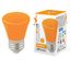 Лампа декоративная светодиодная LED-D45-1W/ORANGE/E27/FR/С BELL Форма Колокольчик матовая Цвет оранжевый Картон ТМ Volpe - UL-00005642 Uniel