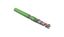Кабель витая пара экранир. SF/UTP кат.5E 4 пары 26 AWG МЖ patch экран-фольга + медн. оплетка LSZH -20град.C-+75град.C SFUTP4-C5E-P26-IN-LSZH-GN-305 зел. (уп.305м) Hyperline 445019