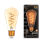Лампа светодиодная филаментная LED 6 Вт 360 лм 2400К AC185-265В E27 ST64 теплая золотистая колба Black Filament Gauss - 157802006