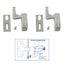 Светильник светодиодный ULK-C02 23A GREY SET2 пушлайт на петлю в кухонный шкаф, батарейке (в/к). Набор из 2 шт. Серый. ТМ Uniel - UL-00008933