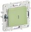 Выключатель 1-кл. SKANDY 10А SK-V07G с индикацией мятный IEK SK-V10-1-10-K06