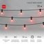Гирлянда светодиодная "LED Galaxy Bulb String" 10м 6х30LED красн. 25Вт IP65 соединяемая провод каучук черн. Neon-Night 331-322