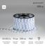 Шнур светодиодный Дюралайт фиксинг круглый 10мм 24LED/м бел. (уп.100м) NEON-NIGHT 121-125-3