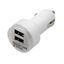 Автозарядка в прикуриватель 2хUSB с индикацией (АЗУ) (1000+2100 mA) белая | 18-1189 REXANT MEET