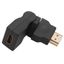 Переходник штекер HDMI - гнездо HDMI, поворотный | 17-6813 REXANT MEET