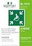 Пластина Пункт (место) сбора МГН (Безопасная зона МГН) BL-1515.E65 - a18492 BS