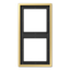 Рамка 2-я для горизонтальной/вертикальной установки Серия- LS990 Материал- металл Цвет- классическая латунь - ME2982C JUNG