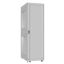 Шкаф серверный 42U 800х1200 передняя дверь: одностворчатая глухой металл IP51. задняя без. боковые панели: перфорированные. цвет: серый RAL7035 - EX 8242.7202 SYSMATRIX