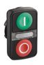 ГОЛОВКА КНОПКИ ДВОЙНАЯ С МАРКИРОВК + LED ZB5AW7A3741 | Schneider Electric
