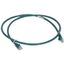 Коммутационный шнур RJ 45 - категория 6 U/UTP LSZH неэкранированный 1 м зеленый | 051858 Legrand