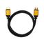 Кабель REXANT HDMI - 2.1 длина 1 метр GOLD | 17-6002 MEET