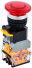 Кнопка D8-11MD "Грибок" d=22мм 1з+1р с подсвет. красная | BBG30-11MD-3-12-K04 IEK