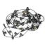 Гирлянда Белт-лайт UDL-K120 200/E27/100M IP65 BLACK BELT-LIGHT 100 м + 1,5м сетевой шнур. 200 патронов E27, шаг 50см. Чёрная | UL-00006479 Uniel