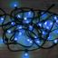 Гирлянда светодиодная "LED Galaxy Bulb String" 10м 6х30LED син. 25Вт IP65 соединяемая провод каучук черн. Neon-Night 331-323