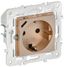 Розетка SKANDY 18Вт 16А с заземл. защ. шторки USB C SK-R17Sa песочн. IEK SK-R14-16-U14-018-K98