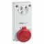РОЗЕТКА UNIKA W/INTERLOCK 16A 2P-E 380-415 IP65 | 82084 Schneider Electric