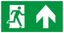 Самоклеящаяся этикетка INFO-SSA-127 бэклит 259x135мм Человек-стрелка-вверх зеленая SSA-103 | Б0064714 ЭРА