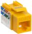 Модуль Keystone Jack кат.5E UTP 110 IDC 90град жёлтый | CS1-1C5EU-11-05 ITK IEK