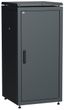 Шкаф сетевой 19" LINEA N 28U 600х600 мм металлическая передняя дверь черный | LN05-28U66-M ITK IEK