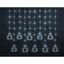 Гирлянда светодиодная "Бахрома" "Елки и фигурки" 95 008 NGF-D034-02 3х0.6м CW IP20 Navigator 95008