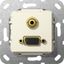Мех-м с накладкой VGA с/у пластик кремово-белый IP20 Gira System 55 | 565901