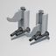 Комплект настенных регулируемых кронштейнов Design 80 серебр. Royal Thermo НС-1402583 RTD80S