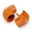 Соединитель угловой разборный оранжевый d32 мм (5шт/400шт уп/кор) | PR13.02483 Промрукав Строитель