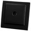 Розетка телевизионная 1-местная, серия Эрна, PST00-9008-03, черный | 39476 STEKKER FERON PST00-9008-03