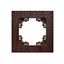 Рамка фактурная 1 пост UNIVersal Афина венге (еврослот) - A10053-V Союз
