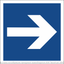 Знак безопасности BL-2020B.N20''Направляющая стрелка'' - a23013 BS