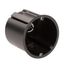 Коробка установочная KUP-73-73-m-black для полых стен саморезы металлические лапки черная IP20 - Б0052725 ЭРА