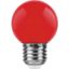 Лампа светодиодная для белт лайта LB-37 (1W) 230V E27 красный G45 | 25116 FERON