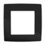 Рамка для розеток и выключателей 1 пост черный пластик ЭРА 12 12-5001-06 - Б0014746