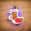 Фигурка подвесная "Новогодний носок" RGB 8*6 см | 501-099 NEON-NIGHT